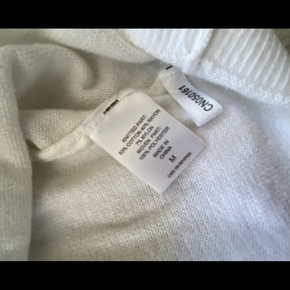 Women’s Cream White Knit Sweater - Picture 5 of 7